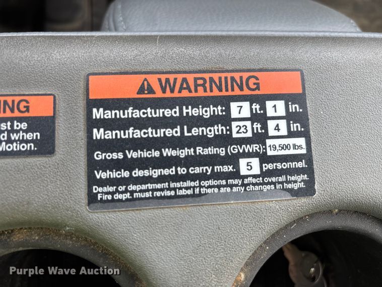 image for item YA2650 2012 Ford F550 Super Duty Crew Cab rescue vehicle