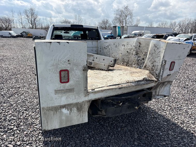 image for item YA2748 2022 RAM 3500 Crew Cab utility bed pickup truck