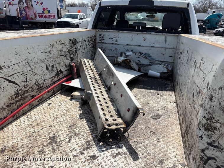 image for item YA2748 2022 RAM 3500 Crew Cab utility bed pickup truck