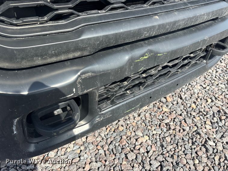 image for item YA2748 2022 RAM 3500 Crew Cab utility bed pickup truck