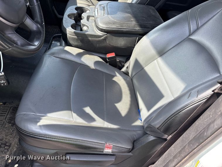 image for item YA2748 2022 RAM 3500 Crew Cab utility bed pickup truck