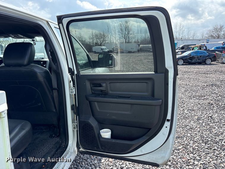 image for item YA2748 2022 RAM 3500 Crew Cab utility bed pickup truck