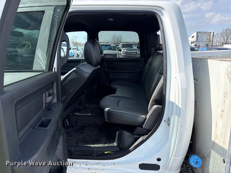 image for item YA2748 2022 RAM 3500 Crew Cab utility bed pickup truck