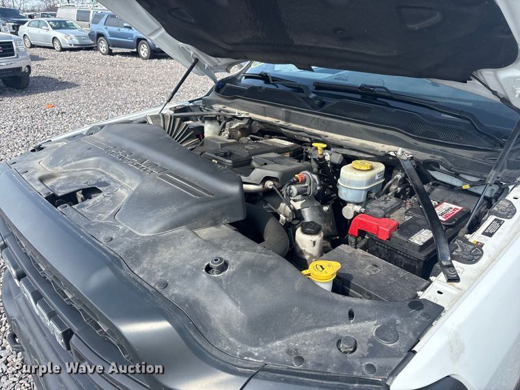 image for item YA2748 2022 RAM 3500 Crew Cab utility bed pickup truck