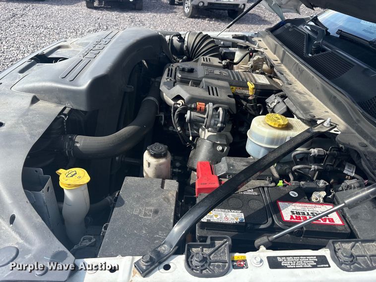 image for item YA2748 2022 RAM 3500 Crew Cab utility bed pickup truck