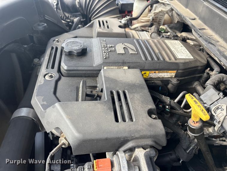 image for item YA2748 2022 RAM 3500 Crew Cab utility bed pickup truck