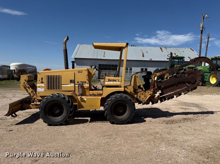 image for item DH1946 1989 Vermeer V-7550 trencher