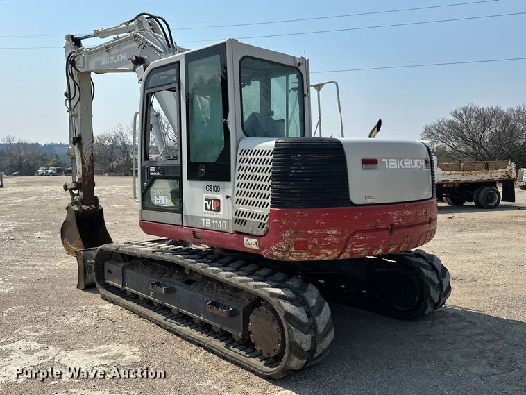 image for item DQ7756 2007 Takeuchi TB1140 mini excavator