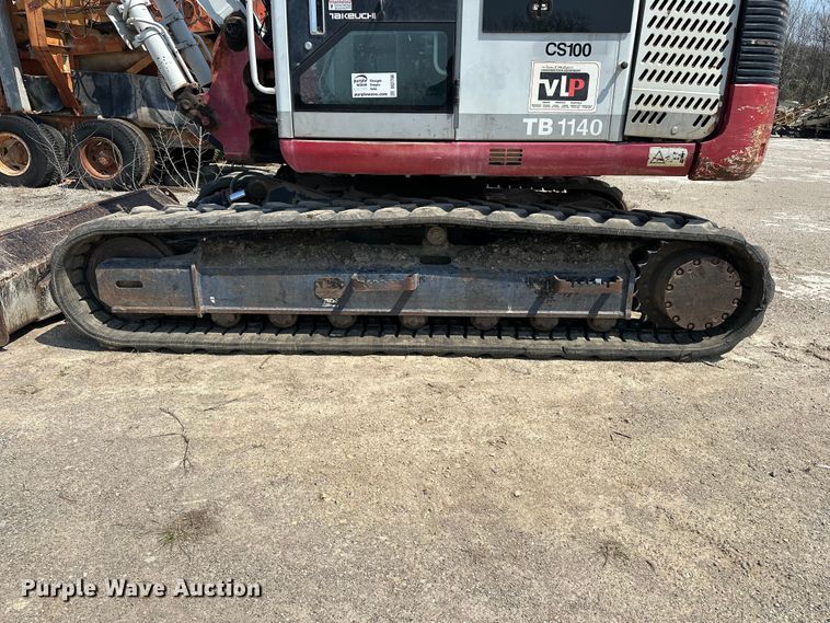 image for item DQ7756 2007 Takeuchi TB1140 mini excavator