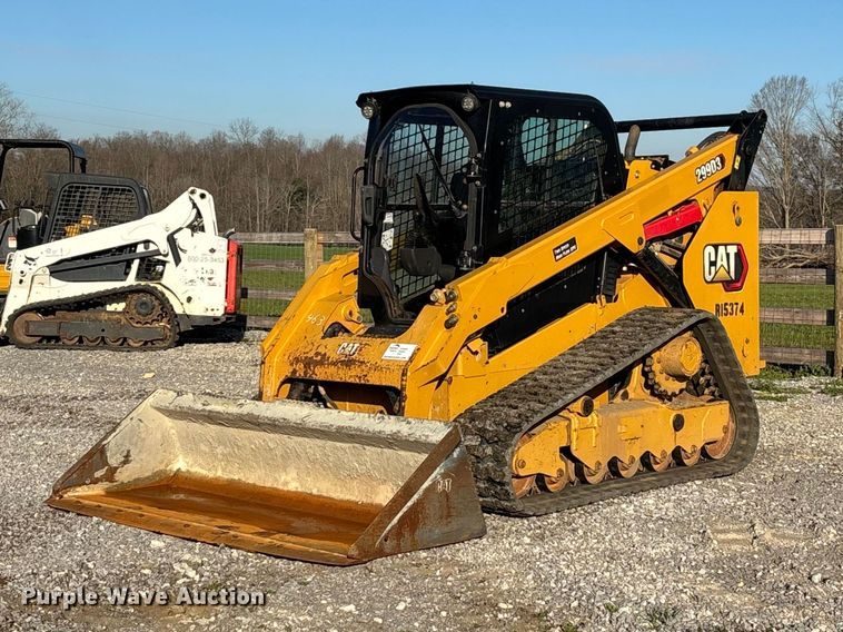 image for item DT0097 2022 Caterpillar 299D3 tracked skid steer loader