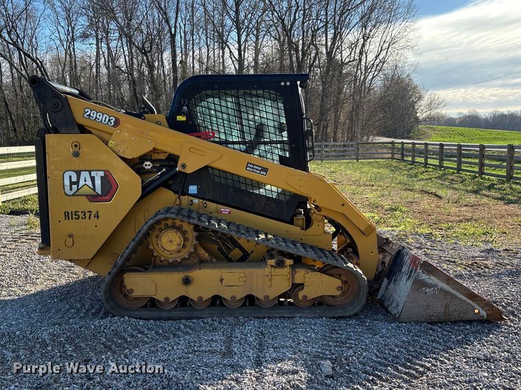 image for item DT0097 2022 Caterpillar 299D3 tracked skid steer loader