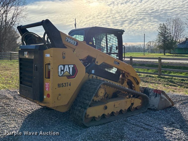image for item DT0097 2022 Caterpillar 299D3 tracked skid steer loader