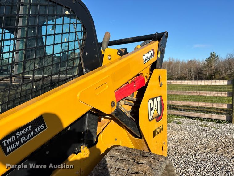 image for item DT0097 2022 Caterpillar 299D3 tracked skid steer loader