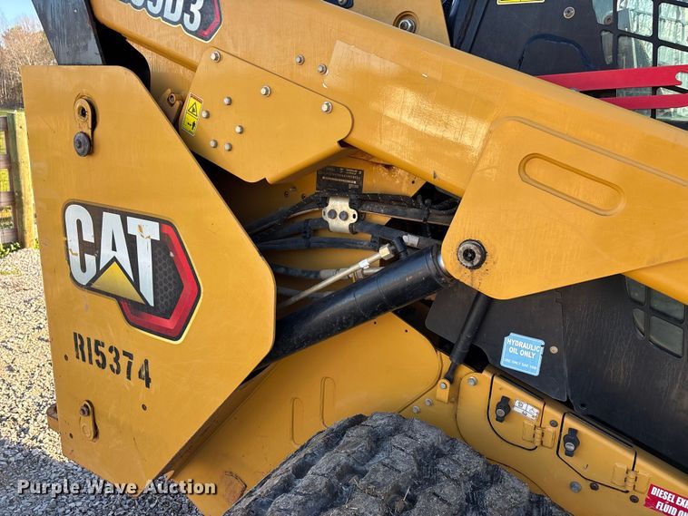 image for item DT0097 2022 Caterpillar 299D3 tracked skid steer loader