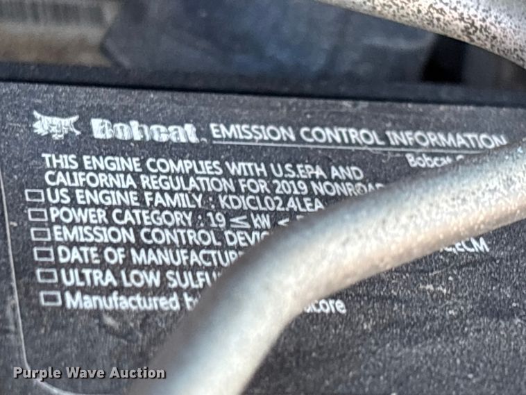 image for item DT0099 2019 Bobcat T590 tracked skid steer loader