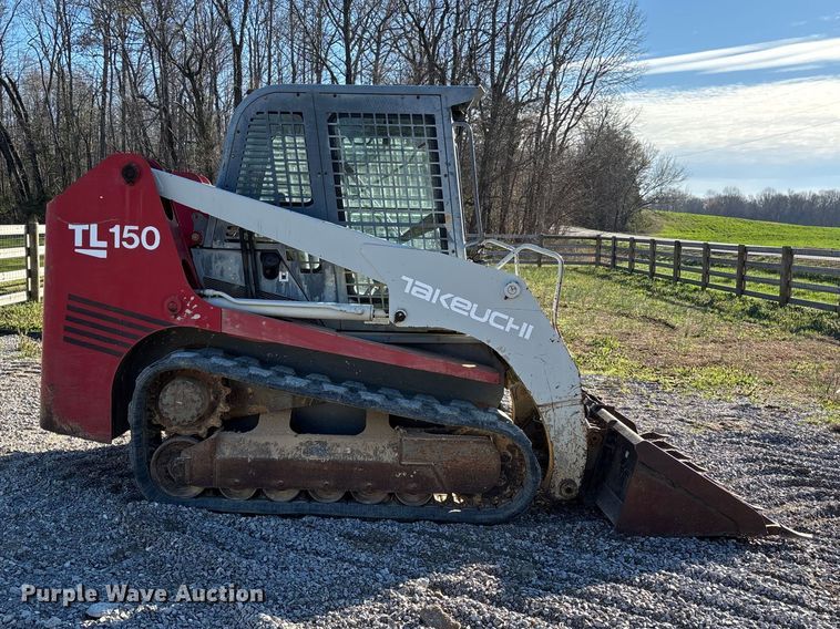 image for item DT0100 2007 Takeuchi TL150 tracked skid steer loader