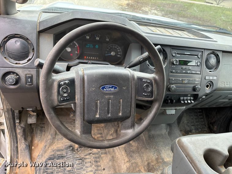 image for item DT0123 2011 Ford F550 Crew Cab flatbed truck