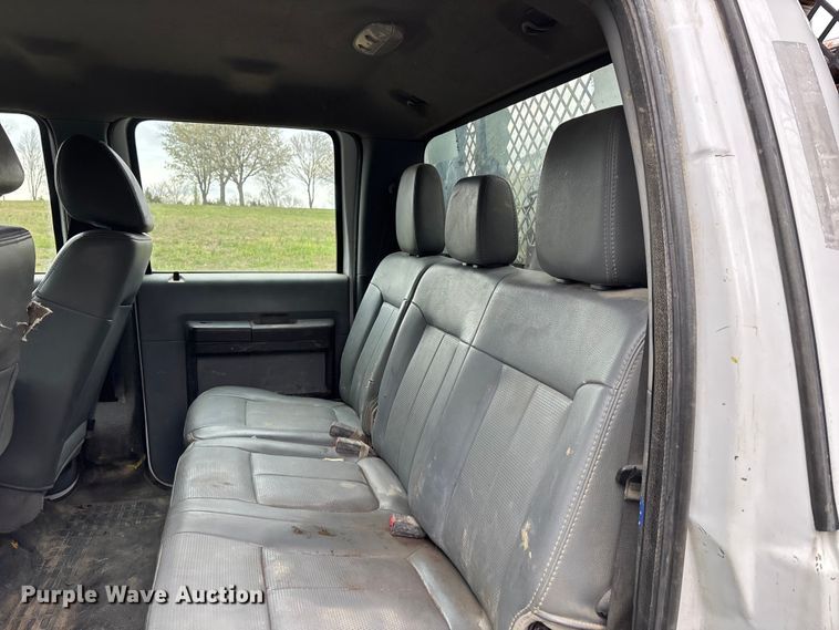 image for item DT0123 2011 Ford F550 Crew Cab flatbed truck