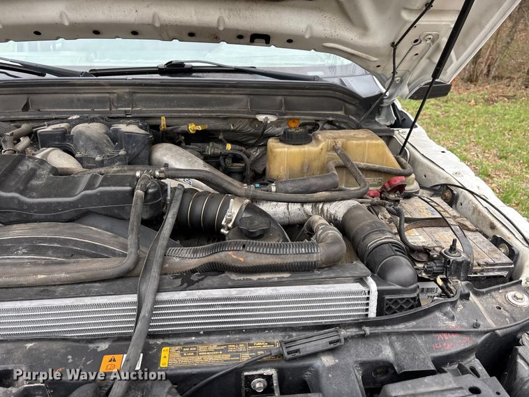 image for item DT0123 2011 Ford F550 Crew Cab flatbed truck