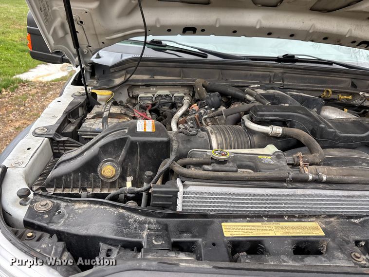 image for item DT0123 2011 Ford F550 Crew Cab flatbed truck