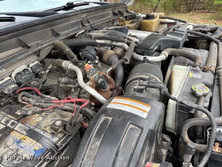 image for item DT0123 2011 Ford F550 Crew Cab flatbed truck