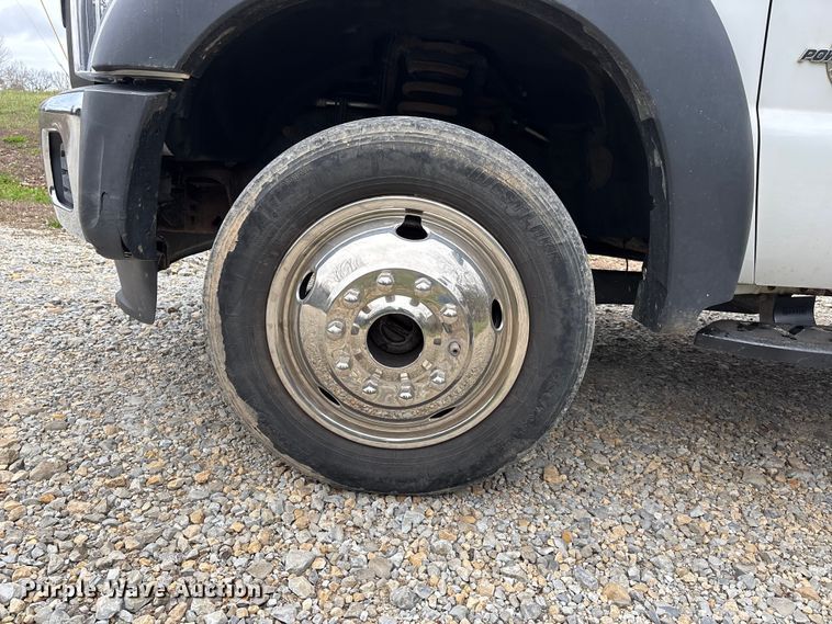 image for item DT0123 2011 Ford F550 Crew Cab flatbed truck