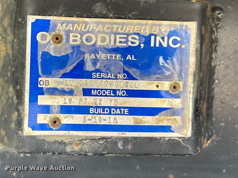 image for item DT0128 2017 Mack Granite GU713 dump truck