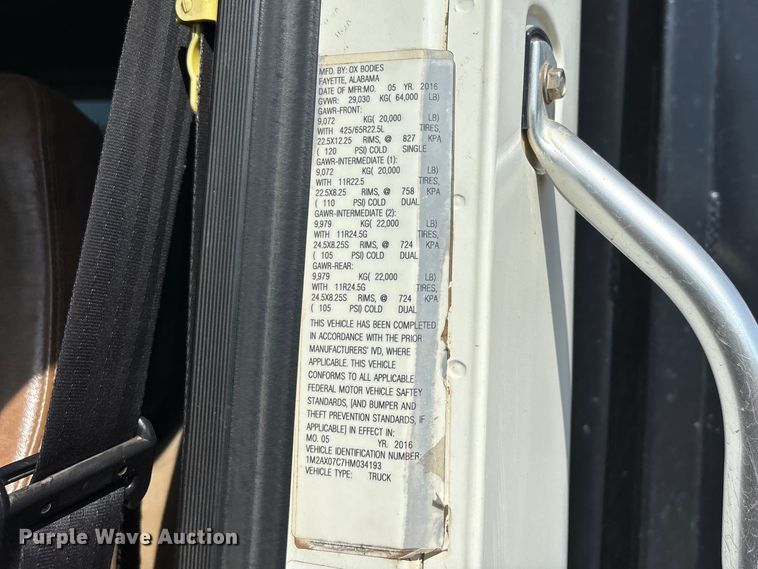 image for item DT0128 2017 Mack Granite GU713 dump truck