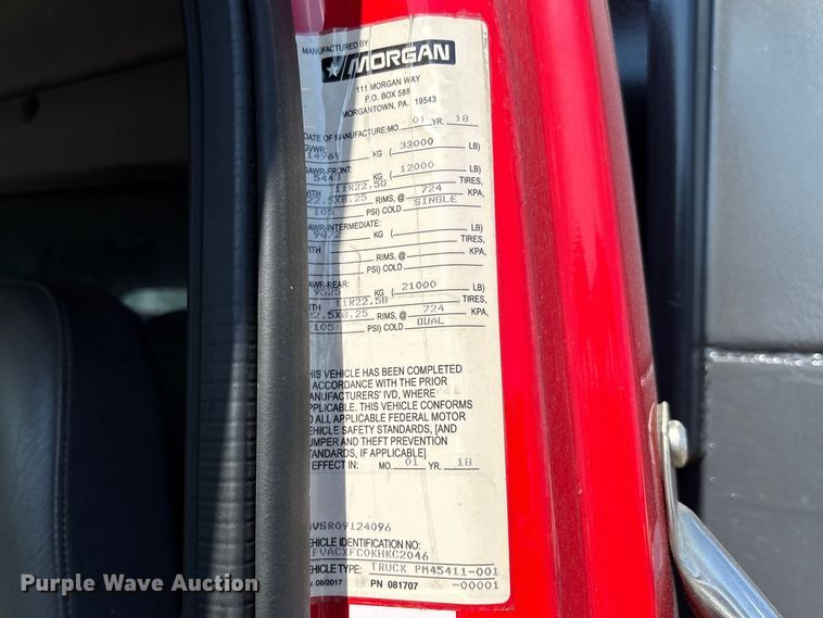 image for item DU0447 2019 Freightliner M2 106 dump truck