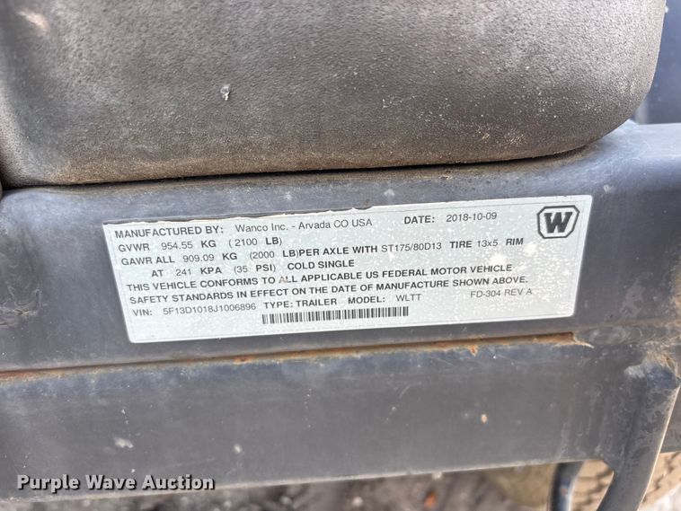 image for item DU0462 2019 Wanco WLTT light plant