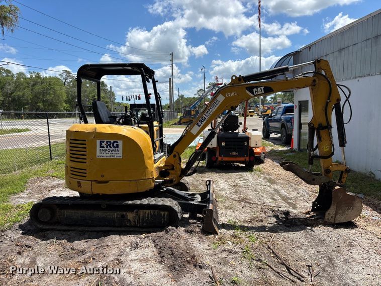 image for item DU0463 2019 Caterpillar 303.5E2 CR mini excavator