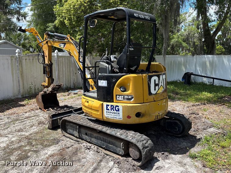 image for item DU0463 2019 Caterpillar 303.5E2 CR mini excavator