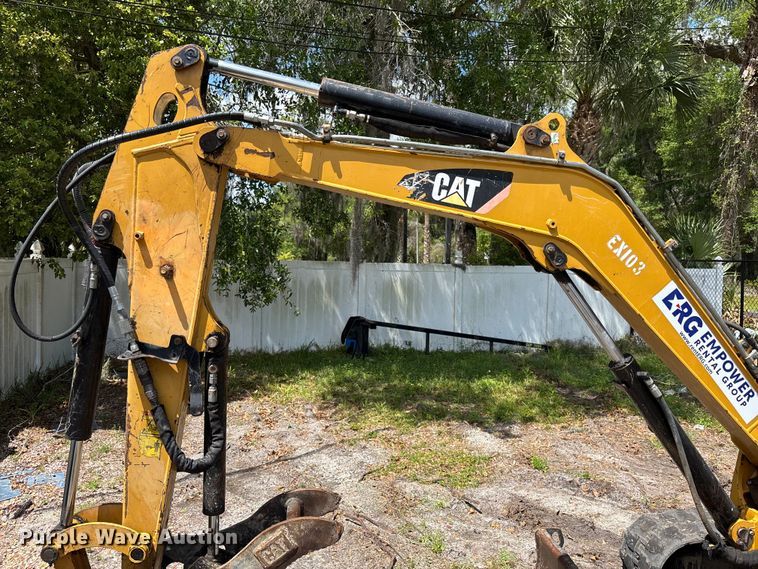 image for item DU0463 2019 Caterpillar 303.5E2 CR mini excavator