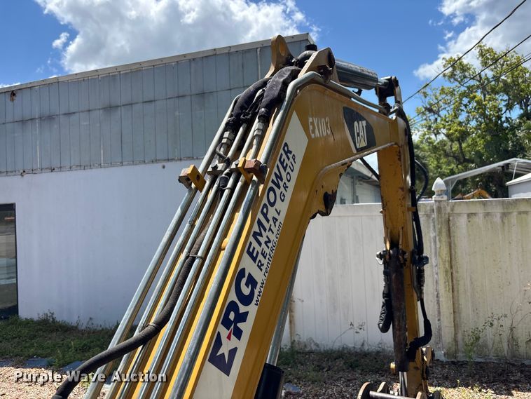 image for item DU0463 2019 Caterpillar 303.5E2 CR mini excavator