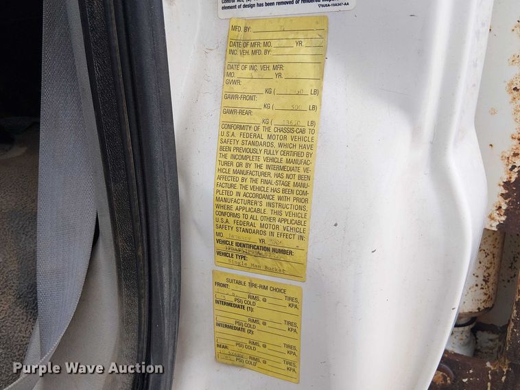 image for item DU3115 2005 Ford F550 