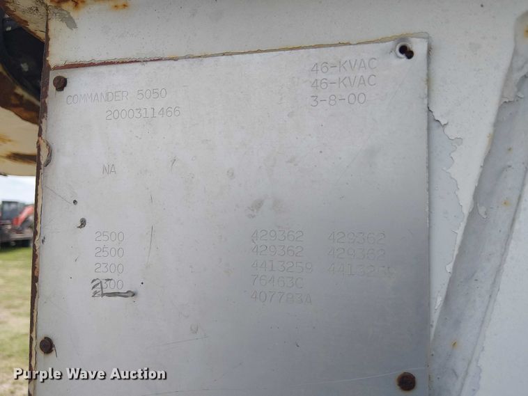 image for item DU3118 2000 Ford F750 digger derrick truck