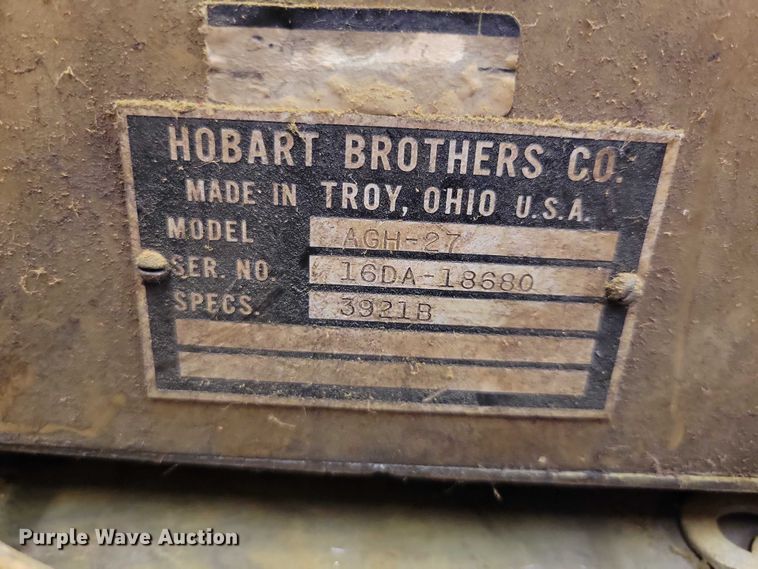 image for item DZ7014 Hobart Mega Mig 650 welder/generator