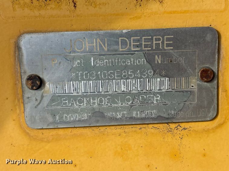 image for item EA4685 1999 John Deere 310SE backhoe