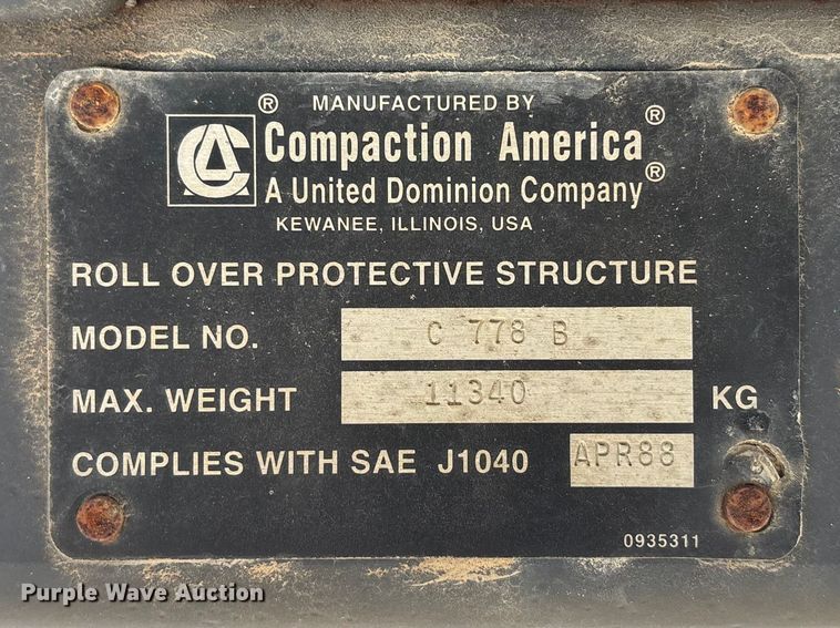 image for item EA4745 2002 Hypac C778B double drum vibratory roller