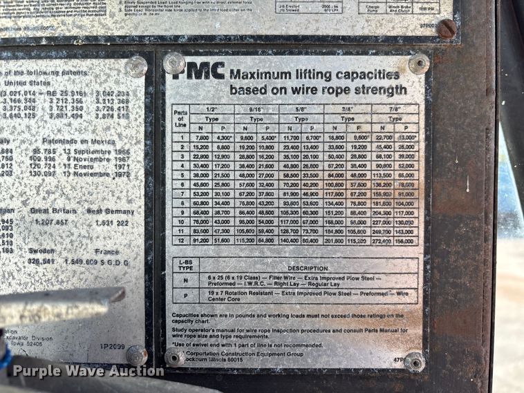 image for item EA5470 1983 Linkbelt HTC1040 crane truck