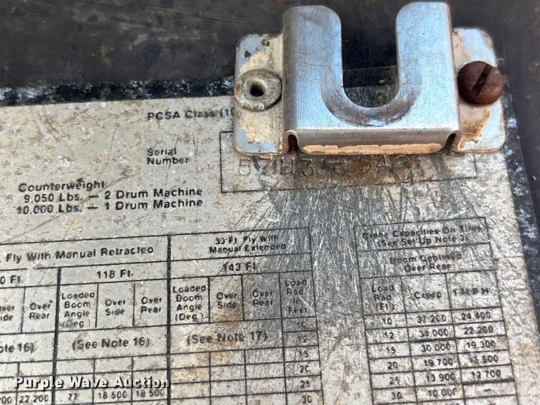 image for item EA5470 1983 Linkbelt HTC1040 crane truck