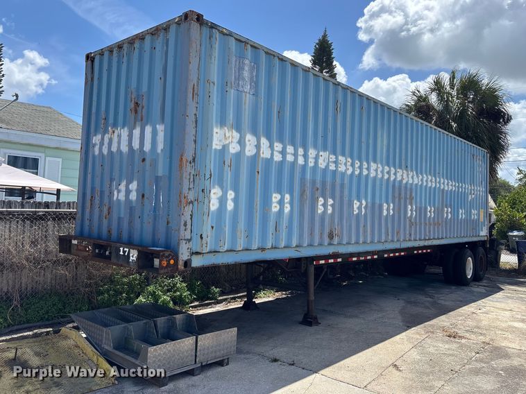 image for item EA5473 1989 Loadcraft container trailer