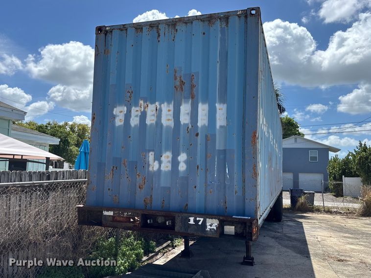 image for item EA5473 1989 Loadcraft container trailer