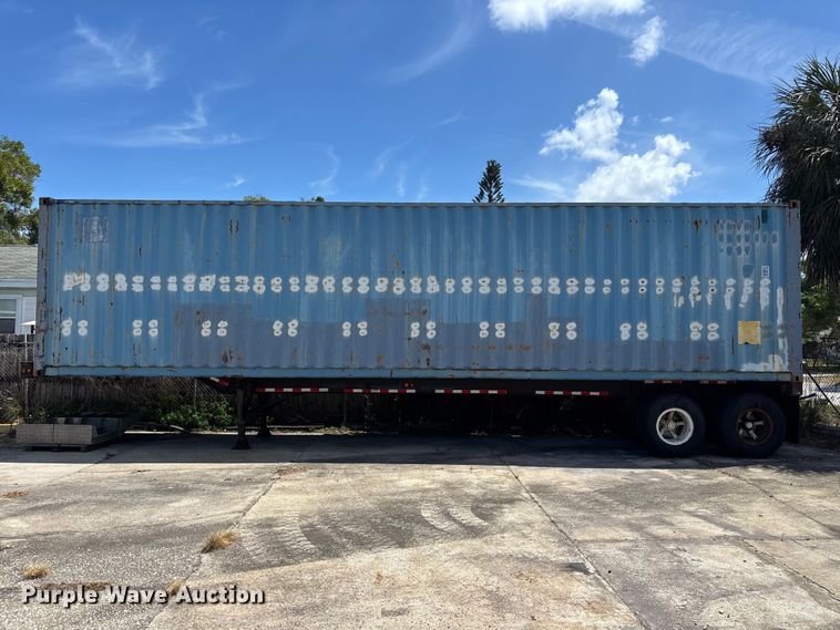 image for item EA5473 1989 Loadcraft container trailer