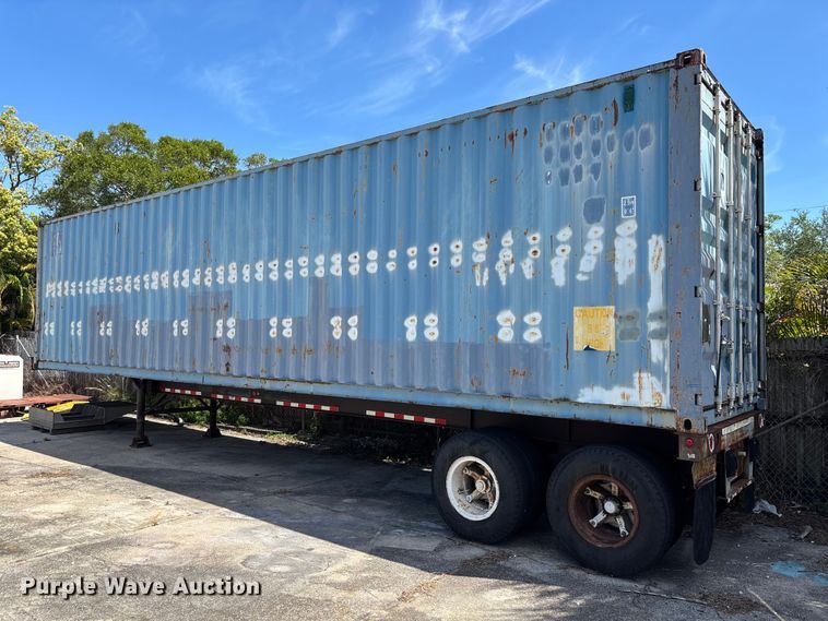 image for item EA5473 1989 Loadcraft container trailer