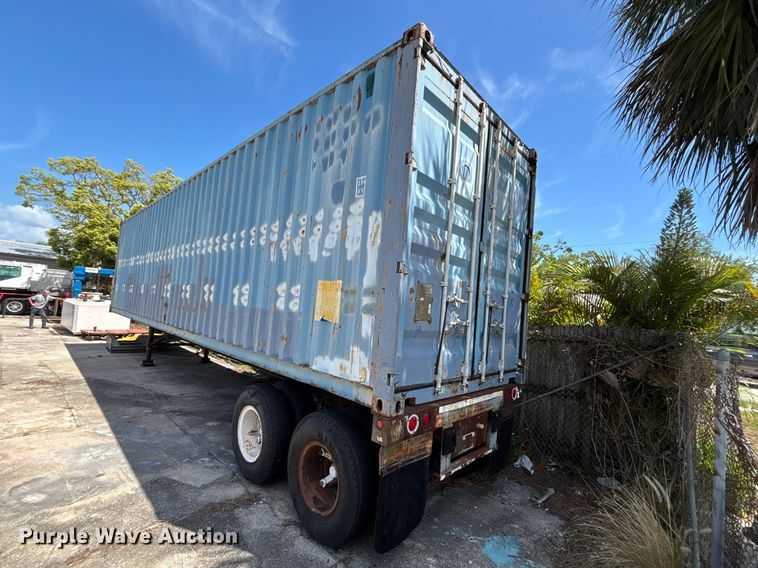 image for item EA5473 1989 Loadcraft container trailer