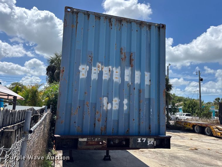 image for item EA5473 1989 Loadcraft container trailer