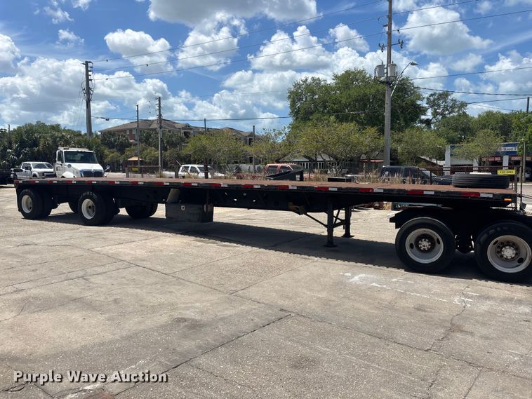 image for item EA5478 1999 Transcraft TL-2000 flatbed trailer