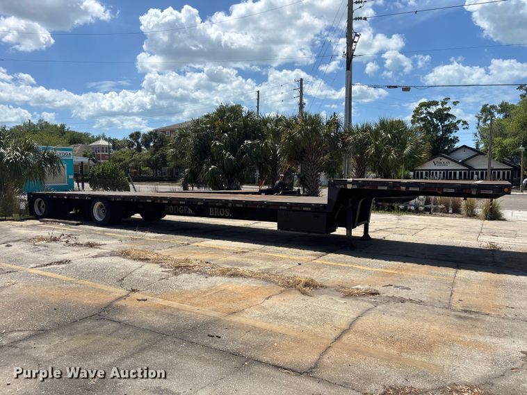 image for item EA5479 1990 TrailKing TS70CS-482 drop deck equipment trailer