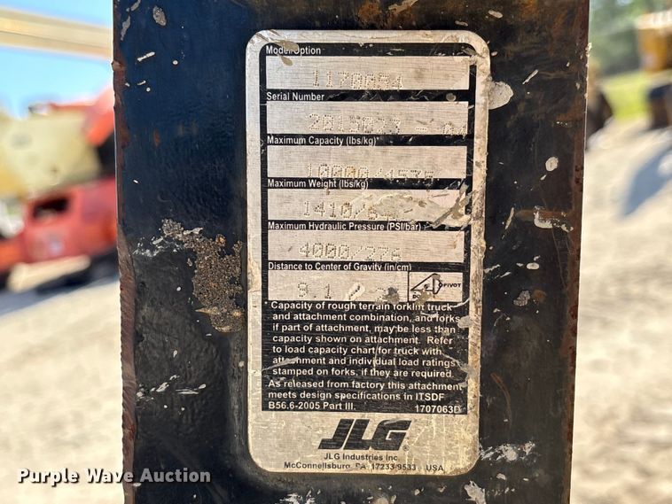 image for item EA7278 2015 JLG G6-42A telehandler